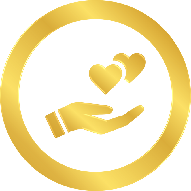 Gold Donation Icon